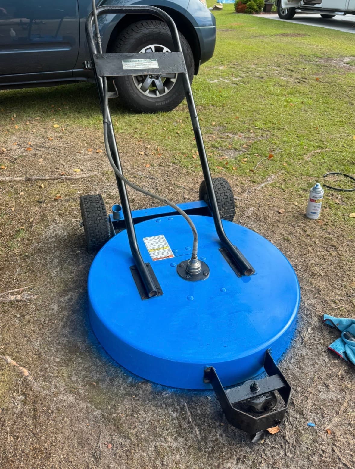 30-inch surface cleaner attachment used for driveway pressure washing in Fayetteville NC